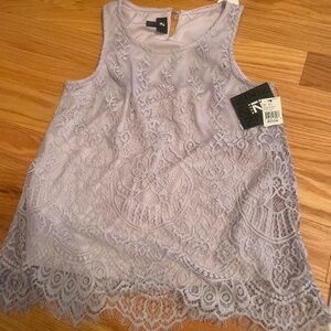 Tank top with a price tag